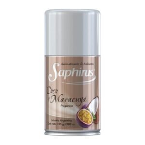 AROMATIZADOR AEROSOL SAPHIRUS FRAGANCIA COCO MARACUYA